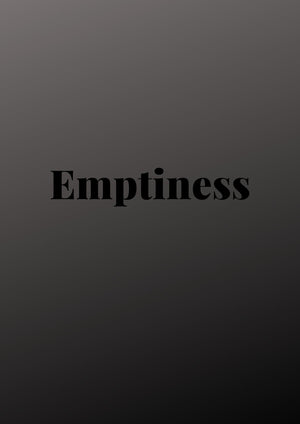 Do not be afraid of the emptiness of your mind
