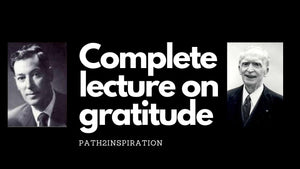 Complete lecture on gratitude