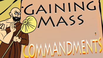 10 commandments of gaining mass