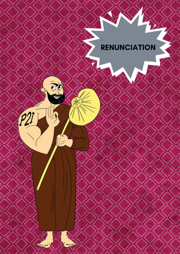 Renunciation to reach enlightenment